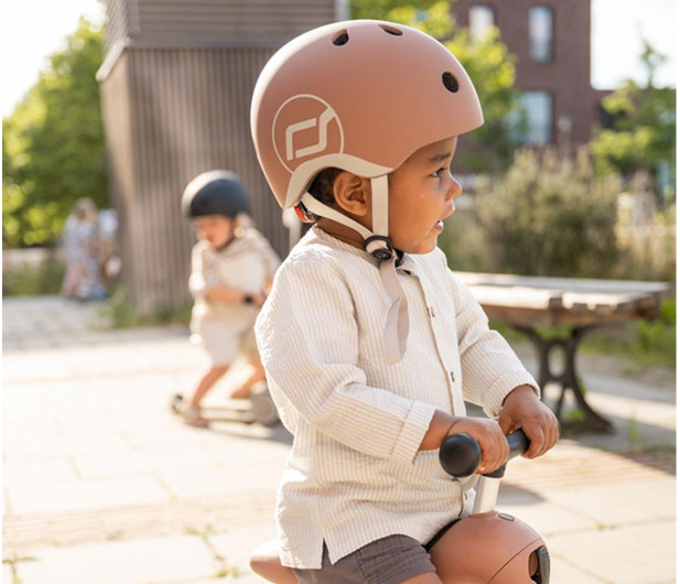 Scoot & Ride Kask Ochronny XXS-S dla dzieci 1-5 lat Mocha - 1357023 - zdjęcie 11